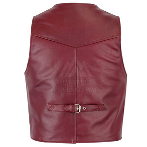 Chaleco de Cuero Suave de Alta Calidad para Hombre, Chaleco de Cuero de Diseño de Alta Calidad Hecho a Medida para Hombre 2026 - Product Image 4