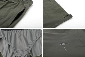 Shorts de bain imprimés pour hommes grandes tailles avec doublure en mesh et poches - Product Image 4
