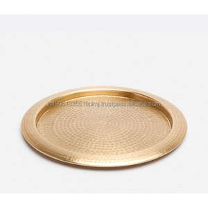 Vente en gros de sous-verres en laiton de haute qualité faits à la main en métal dessus de table décoration intérieure sous-verres à sublimation - Product Image 1