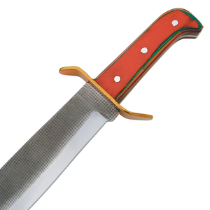 Couteau Bowie classique pour l'extérieur, construction en acier inoxydable, couteau utilitaire pour le camping et la randonnée, poignée confortable et étui. - Product Image 3
