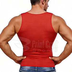 <b>Customized</b> Your Own <b>Design</b> Sleeveless <b>Compression</b> <b>Shirts</b> Quick Dry Sleeveless <b>Compression</b> <b>Shirts</b> - Product Image 2
