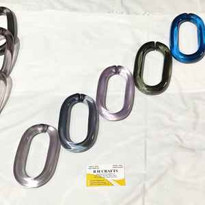 โซ่อะคริลิค โซ่เรซิ่น ขนาด 20*30 มม. โซ่ติดผนังเรซิ่น ผู้ผลิตอะคริลิคสำหรับอุปกรณ์เสริม DIY - Product Image 3