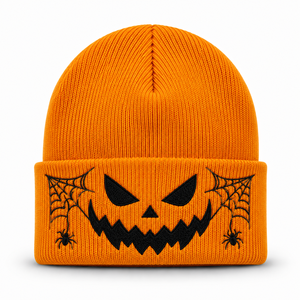 Bonnet d'hiver personnalisé en tricot chaud avec revers, unisexe, doux et extensible - Product Image 1
