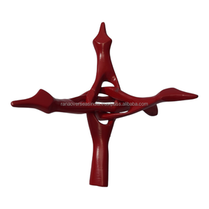 Support trépied décoratif en métal fait main, présentoir artistique de table pour la décoration intérieure de la maison, du bureau ou des étagères - Product Image 1
