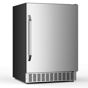 Frigorifero Monoporta in Acciaio Inossidabile per Conservazione di Vino e Bevande - Product Image 2