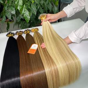 Hot Trend <b>Silky</b> Bone Straight Luxury Vietnamese Remy Hair Extensions Unprocessed Virgin Nano Tip Hair - Product Image 1