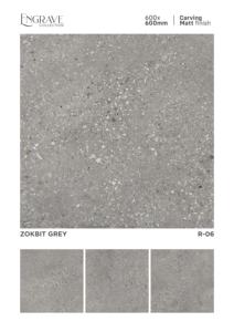 Carreaux de sol en porcelaine de luxe à effet mat 600x600 mm (24x24 po) – Carreaux céramiques vitrifiés haut de gamme pour intérieur résidentiel et commercial - Product Image 4