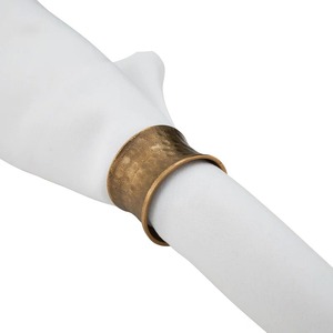 Anillos para Servilletas con Diseño de Hoja de Ginkgo Dorada, 4.5cm de Ancho, Decoración de Mesa Resistente, para Bodas, Estilo Moderno - Product Image 6