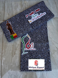 Tela de algodón 100% estampada con cera de Nigeria de alta calidad para prendas de moda, bolsos, ropa de fiesta, decoración de interiores, OEM, ODM - Product Image 5