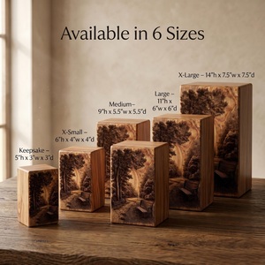 Banco de Parque de Madera Estilo Americano Personalizado con Urna, Grabado Láser, Diseño Ecológico y Duradero, Capacidad de 200-220 Pulgadas Cúbicas - Product Image 4