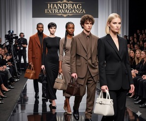 Bolso de Mano para Mujer Wriza con Diseño de Patrón de Caramelo, Cierre Abierto, Diseño de Hilo, Bolso de Hombro con Forro de Poliéster, Bolso Tote de Moda de Lujo - Product Image 5