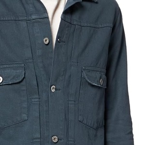 Nouvelle mode, vestes en jean pour hommes 100% coton, sur mesure, style streetwear, vestes en jean décontractées pour hommes pour l'hiver - Product Image 4