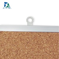 Schlanke Aluminium-Magnet-Kork-Pinnwand 45x60cm für Wohnzimmer, Notizen, Fotos und Memos