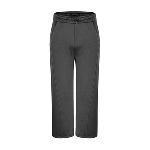 Wholesale Loose Fit <b>Baggy</b> Jogger Pants Mid Waist Drawstring Closure Winter Gray Casual <b>Trouser</b> For <b>Men's</b> - Product Image 1