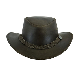 Vêtements de sport en cuir de vachette de haute qualité pour adultes, chapeau de cowboy personnalisé avec logo pour l'équitation et les sports équestres, chapeaux en cuir de cowboy pour hommes - Product Image 1