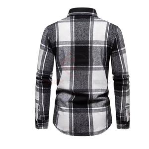 Chemise à manches longues coupe classique pour homme, chemise décontractée moderne à manches longues pour homme, chemise de bureau confortable à manches longues pour homme - Product Image 3