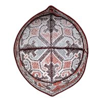 Topi Elastis Taqiyah Takke Kufi, Kupluk Pria Muslim, Desain Islami Multiwarna, Bahan Jersey, Empat Musim
