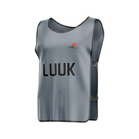 Maillot d'entraînement de football personnalisé sans manches 100 % polyester, respirant et anti-humidité, pour l'été et le printemps – Uniformes et dossards de football