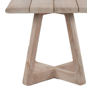 Tables à manger en teck massif avec un design minimaliste moderne, écologiques et durables pour la maison ou l'hôtel - Product Image 5