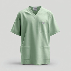 Wholesale Customizable Unisex Medical <b>Scrubs</b> Nursing <b>Tops</b> for Hospital - Product Image 3