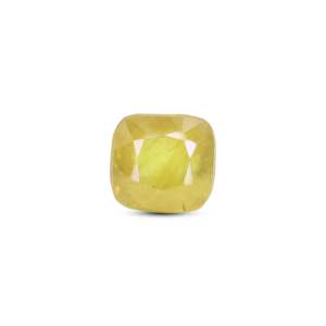 Loose 5.55 Carat Oval Cut Yellow Sapphire Gemstone for Fine Jewelry - Product Image 1