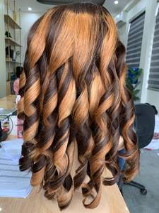 ผมมนุษย์หยักศกแบบม้วนสำหรับต่อผมมนุษย์ผมคนเวียดนาม - Product Image 3