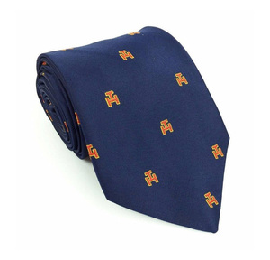 Cravate Maçonnique Royal Arch en Soie Bleu Marine Personnalisée pour Cérémonies Formelles – Vente en Gros - Product Image 1