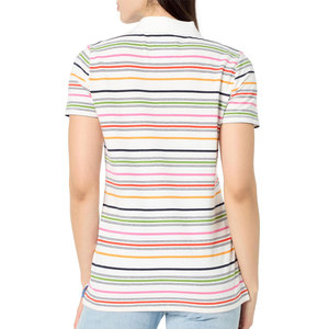 Camiseta Polo de Algodón 100% para Mujer, Diseño Personalizado, Estilo Casual, Larga, con Patrón Sólido, Tejido de Punto, Gran Venta - Product Image 2