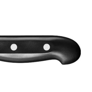 Couteaux à découper longs noirs à triple rivet et manche argenté pour trancher la jambonnette, la viande, la présentation alimentaire et le service en cuisine à usage quotidien - Product Image 3