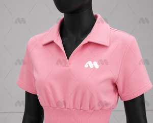 Pink Women's for <b>Crop</b> <b>Top</b> and Shorts Set Solid Color Knitted <b>Silk</b> Screen Printed Logo Sporty Casual Spring Summer Outfit - Product Image 2