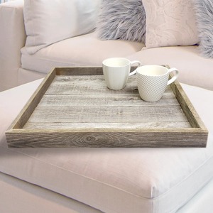 Plateau de service rectangulaire en bois de qualité supérieure pour la cuisine, la salle à manger, la table basse et l'hôtellerie - Product Image 1