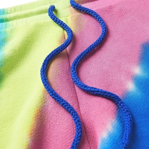 Pantalones Cortos Deportivos Tie Dye de Alta Calidad para Hombre, Ropa Casual de Invierno, Logotipo Personalizado Impreso, 100% Algodón, Estilo Vintage, Secado Rápido y Sostenible - Product Image 4