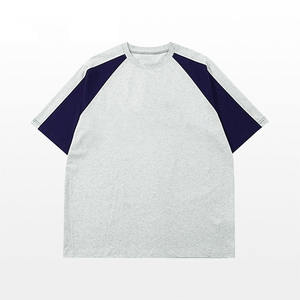 Camiseta de Algodón Extra Grande con Logotipo Personalizado, para Hombre y Mujer, Suave, Transpirable, Informal, de Verano, de Manga Corta, Bordada - Product Image 5