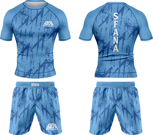Ensemble de qualité supérieure MMA No Gi pour hommes, rashguard, shorts, combinaison de compression, vêtements de sport pour l'entraînement BJJ, la salle de sport et les exercices - Product Image 4
