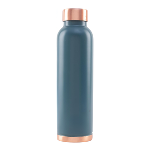 Bouteille d'eau écologique en cuivre pur 950 ml |   Sans BPA, anti-fuite, propriétés antioxydantes, isolation thermique |   Pour utilisation en extérieur - Product Image 1