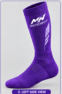 Calcetines de Diseño Personalizado de Primera Calidad, Último Modelo, Color Sólido, Altos hasta la Rodilla, Transpirables, con Patrón Sólido, Calcetines de Motocross en Venta - Product Image 5