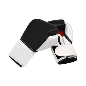 Fit Boxing Gloves High-Impact Wrist Support Sparring Mitts Professional Protective Gear Hook-and-Loop Closure <b>Synthetic</b> <b>Leather</b> - Product Image 3