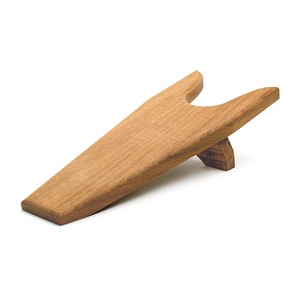 TOUGH TACK Démonte-chaussures en bois personnalisé, bords arrondis, finition huilée, ne plie pas, pour bottes de cowboy, avec poignées en caoutchouc anti-taches - Product Image 1