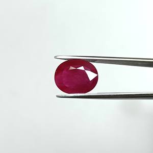 พลอยทับทิมธรรมชาติพม่ารูปไข่ 4.12 กะรัต RBHO-5 - Product Image 1