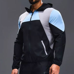 OEM Soft Material Smooth Feel Comfortable Wear Lightweight Design Breathable Reversible Streetwear Unisex Windbreaker Set - Product Image 6