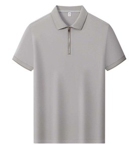 Women's Blue Short Sleeve <b>Polo</b> <b>Shirt</b> With <b>Zip</b> <b>Neck</b> Turn Down Collar Casual Quick Dry Knitted Polyester Solid Color - Product Image 6