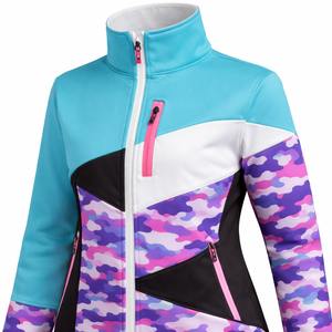 Nouvelle veste coupe-vent et imperméable à manches longues avec fermeture éclair et impression couleur pour le ski et le patinage sur glace, veste coupe-vent pour homme - Product Image 4
