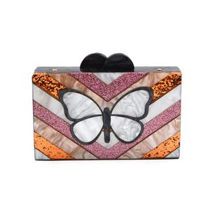 RR ENTERPRISES Pochette de soirée artisanale en résine pour femme, élégante, ornée de cristaux, accessoire de mode fabriqué en Inde pour les fêtes - Product Image 3