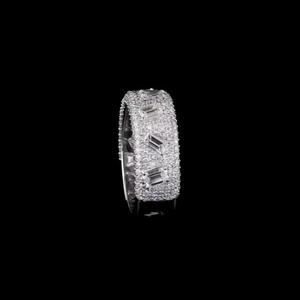 Bague en argent sterling 925 Prestige avec moissanite, style classique traditionnel pour mariage et fiançailles, bijoux fins de qualité supérieure - Product Image 5