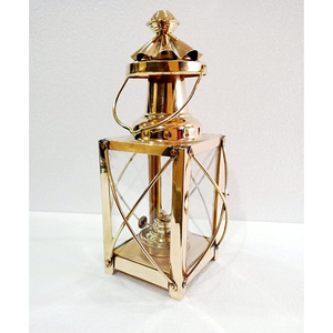 Premium Solid <b>Brass</b> Working Nautical Lamp Oil Ship <b>Lantern</b> Maritime Gift Vintage Marine Anchor Decorative Oil Lamp For Home Use - Product Image 3