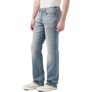 Pantalones Vaqueros de Mezclilla para Hombre, 100% Algodón, Jeans Ajustados Personalizados, Pantalones Casuales de Estilo Moderno, Ropa de Calle para Hombre - Product Image 3