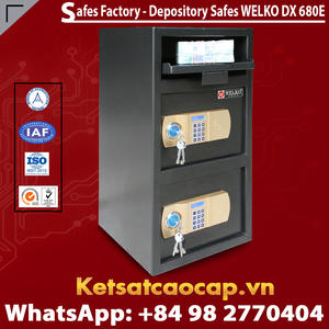 Cajas Fuertes de Depósito para Oficina WELKO DX680 E, Alta Relación Calidad-Precio, Acero Inoxidable de 2 mm, Cerradura Electrónica Antirrobo - Product Image 2