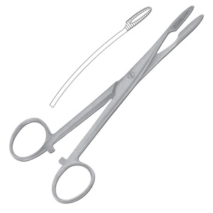 กรรไกรผ่าตัดแบบโค้ง Gross Maier Manual Dressing Forceps ผลิตจากสแตนเลสสตีล เกรด I ได้รับการรับรองมาตรฐาน CE - Product Image 5