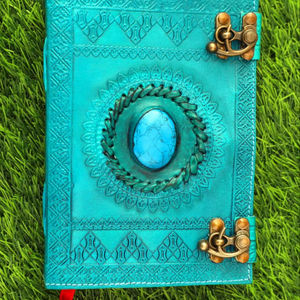 Cuaderno de cuero genuino con páginas en blanco, cuero puro de alta calidad, diario clásico de cuero con doble dragón para hombre y mujer. - Product Image 1