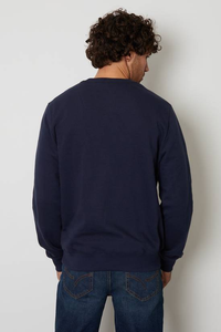 Wholesale High Quality Winter Plain Dyed O-Neck <b>Sweatshirt</b> Pullover OEM Custom Logo 100% Cotton Casual <b>Sweatshirt</b> for Men - Product Image 5